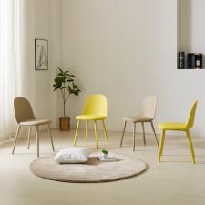 에그의자4P 컬러추가 옐로우 핑크 베이지