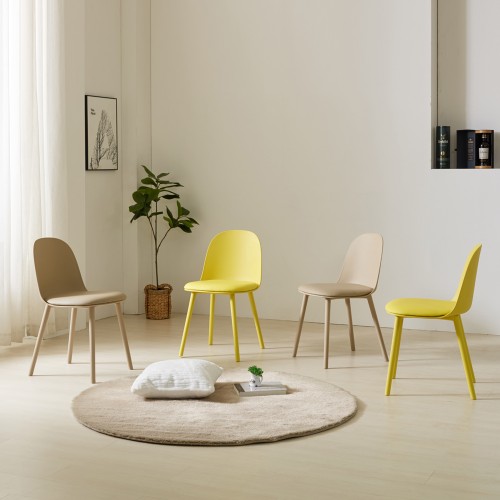 에그의자4P 컬러추가 옐로우 핑크 베이지